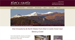 Desktop Screenshot of hotelinsnowdonia.co.uk